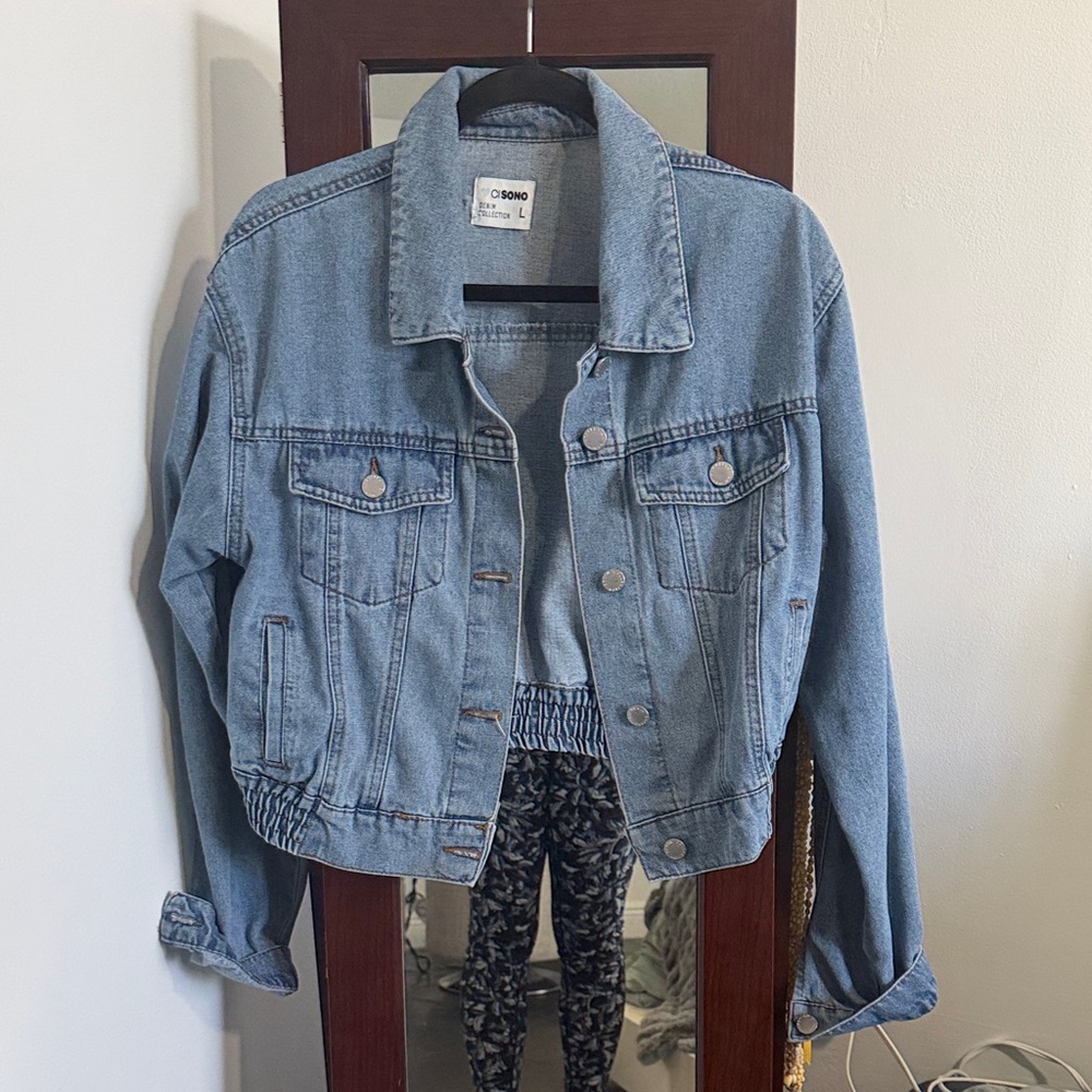 Ci Sono Light Blue Denim Jean Jacket